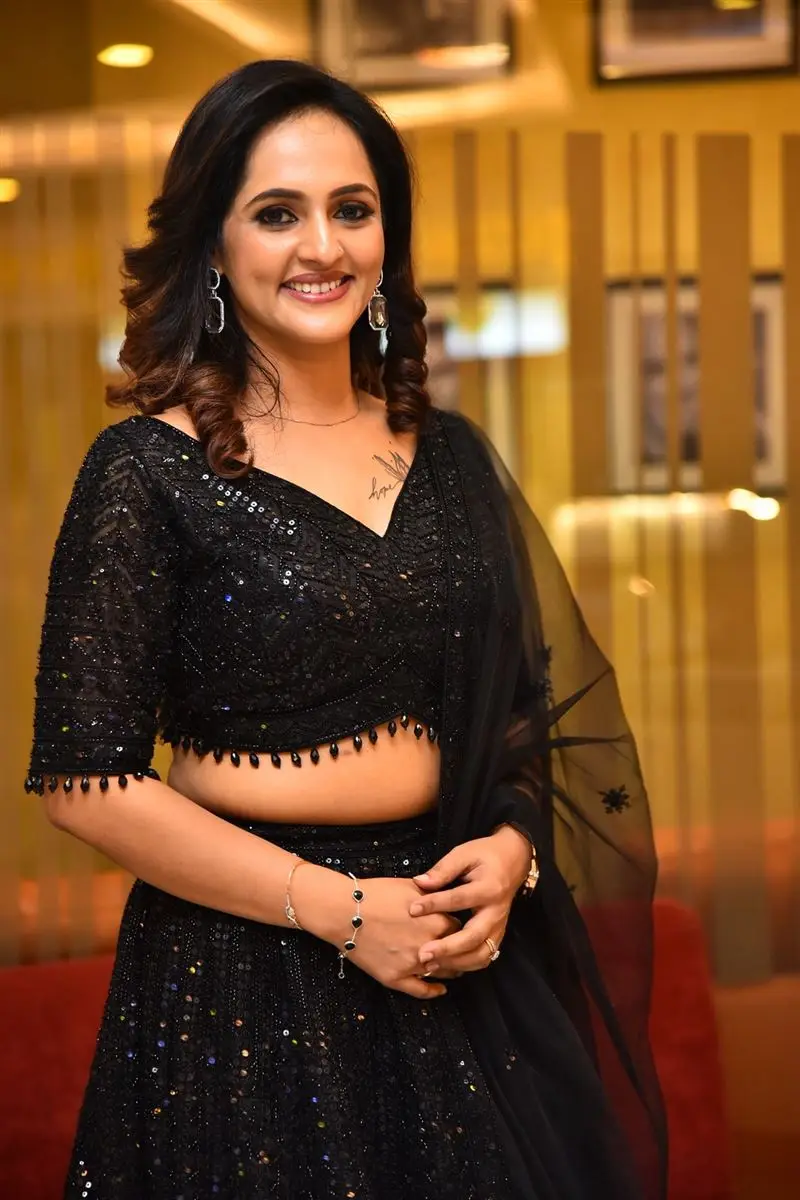 Telugu Actress Jyothi Rai Purvaj at A Master Piece Movie Launch Event